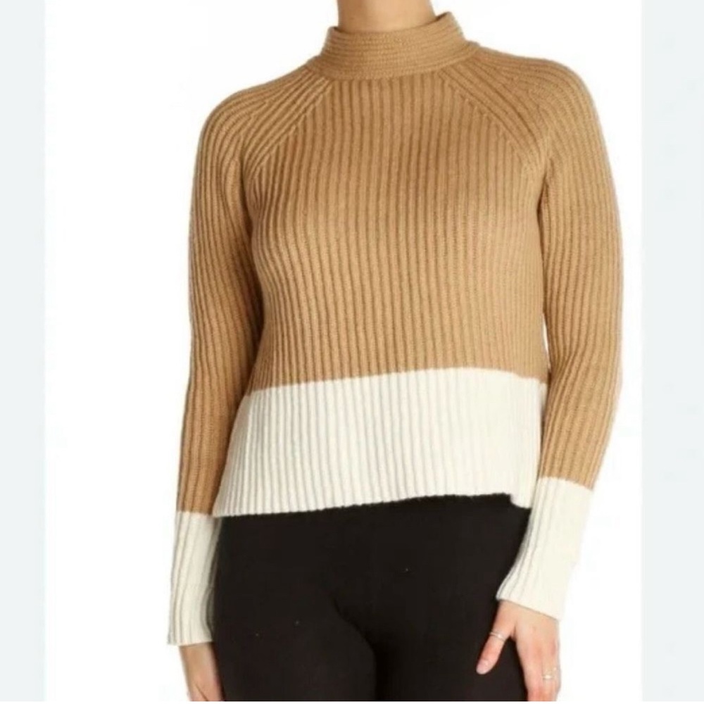 Banana Republic Mock Neck Wool Blend Sweater
